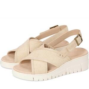 NEW VIONIC women uptown sonoma wedge in natural